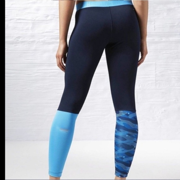 Reebok Colorblock Leggings - Picture 1 of 11
